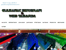 Tablet Screenshot of gulsafakserigrafi.com